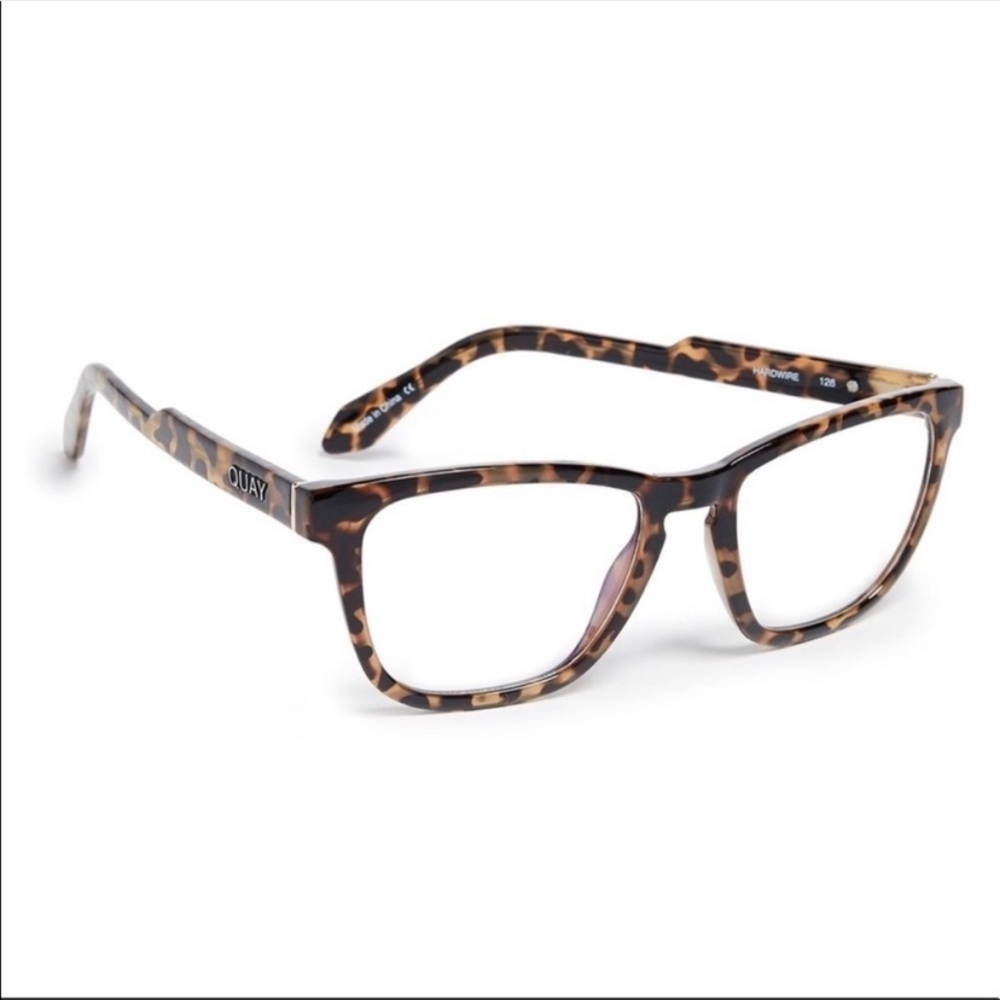 Quay Hardwire Glasses - Tortoise